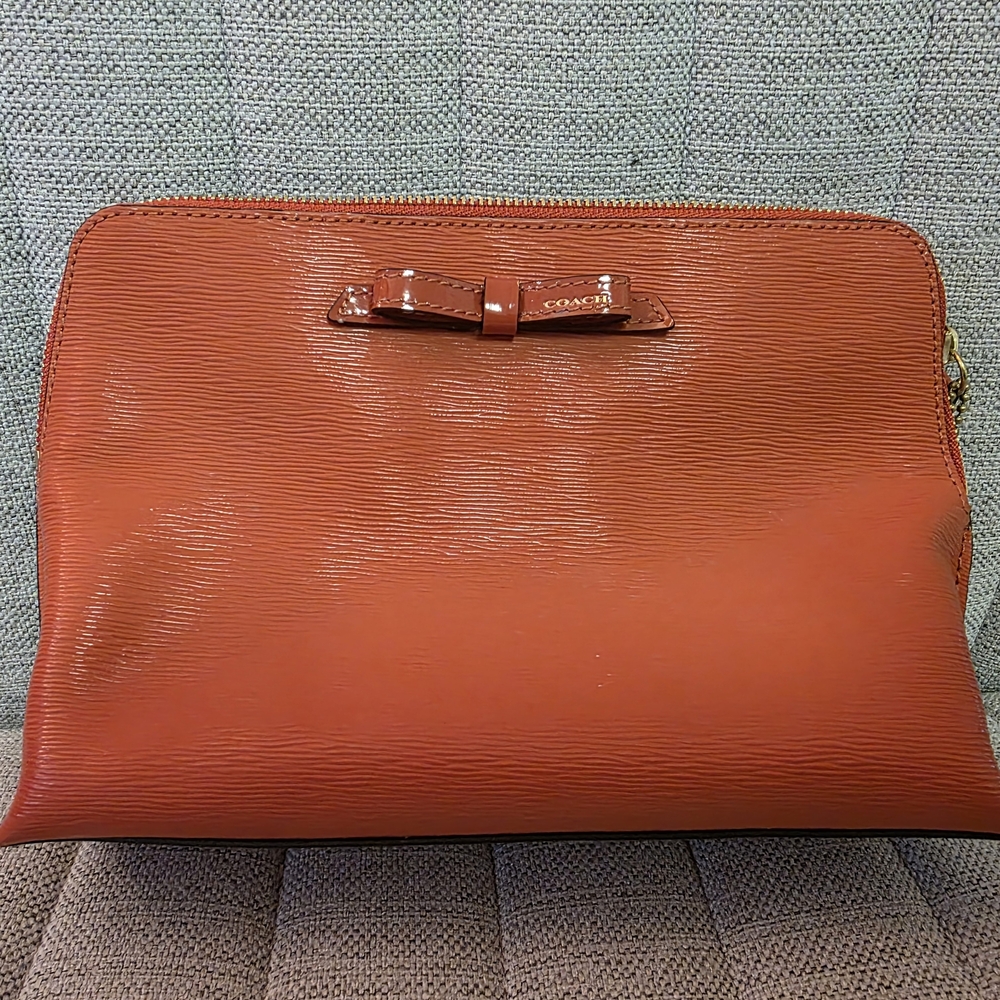 Coach Cosmetic Leather Pouch